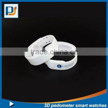 Bluetooth 4.0 Sport Bracelet Smart Band Wristband Silicone 3D Pedometer Sleep Mode Bracelet Calorie Pedometer