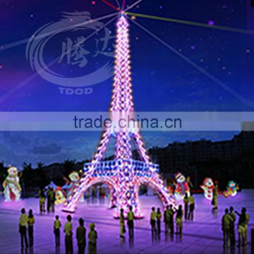 outdoor decoration Eiffel Tower lantern