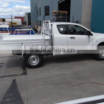 Aluminium tray body for pickup 4x4