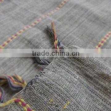 HHandloomed Bohemian Cotton Bedspread, Handmade By Artisans Of India,Decorative Table Cover, Sofa Cover, Room Decor, photo-2