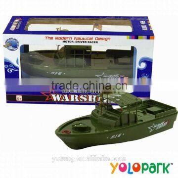 Battery Operated Toys Warship 6625, electric boat warships, kids warship