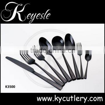 Black Gold Cutlery,cutlery Black Stainless,black Metal Cutlery Quality Choice