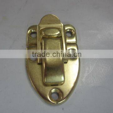 New design toggle metal hasp lock gold tone for wooden box