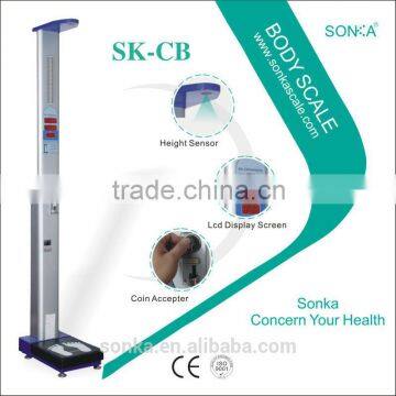 SK-CB With Coin Acceptor Sales Weight Scale Kiosk