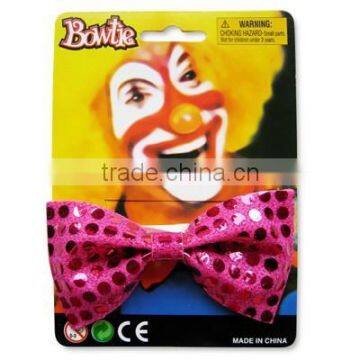 Cheap sequin clown bow tie