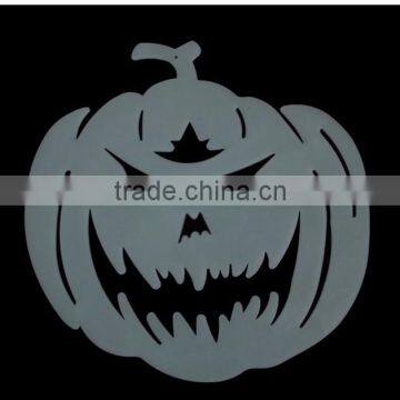 Plastic halloween glow in dark hanging pumpkin decoration