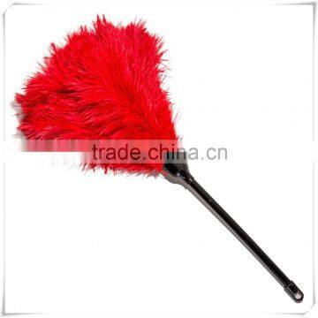 Home Valet Ostrich Feather Duster Natural Soft and Safe with red color