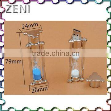 Exquisite small ornaments high speed 8G hourglass shape usb flash drive