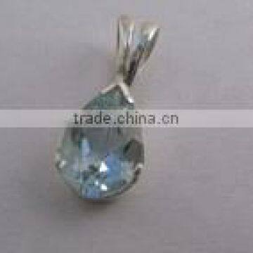 small topaz pear Pendant