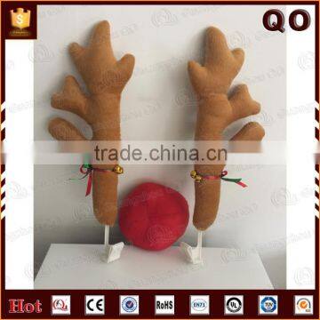 Hot selling Christmas decoration Reindeer Antlers and nose for car