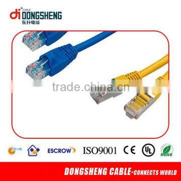 2014 new materials utp cat5e strand 26awg patch cord cable TC