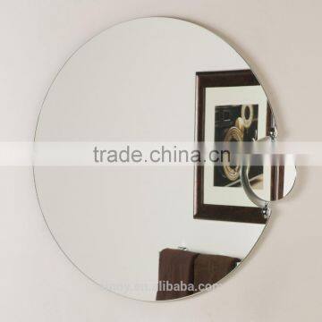 High quality Oval Frameless Mirror, Decorate Oval Mirror with Double Italy FENZI paint