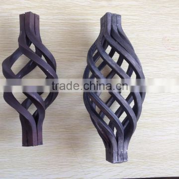 4 /8 wires Decorative twisted iron basket