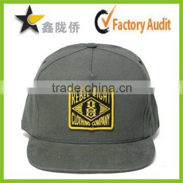 High quality custom made embroidered label customized sticker snapback hats