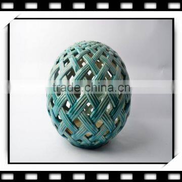 Ball Shape Ceramic Tealight Candle Holder