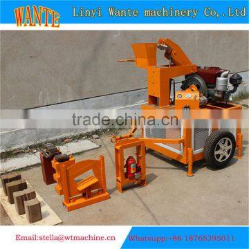 WT1-20 mud clay bricks hydraulic press for bricks