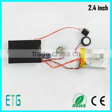 2.8 inch video brochure/greeting card PCBA tft lcd module