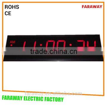 Extra Large Red Led Wall Clock With Remote,large Led Digital Clock,/led Wall Clock With Seconds photo-2