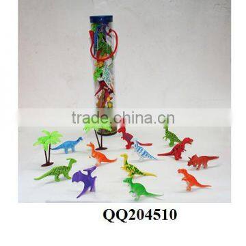 12pcs plastic dinosaur set