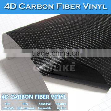 SINO STICKER Factory Price Wrap Sticker Film 4D Carbon Fiber Vinyl photo-5