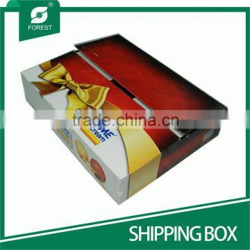 CREATIVE SMALL CORRUGATED SHIPPING CARTONS FOR FOOD PACKAGING WITH CUSTOM PRINT photo-3