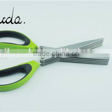 5 Blade Stainless Steel Multifunction Paper Scissor/ Kitchen Scissors BD-1621 photo-2