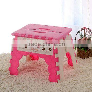Newest Colorful Plastic Anti-slip Folding Stool/chair Indoor/outdoor photo-2