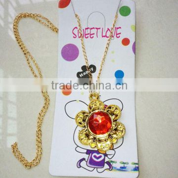 Ruby shape neclace for Children, Children accssories