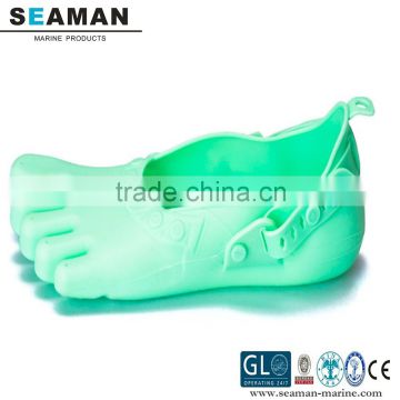 100% silicone junior bright color five fingers heat-protection beach shoes footwear