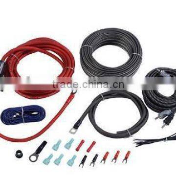 high end flexible 0ga red audio amplifier cable kit Made in China