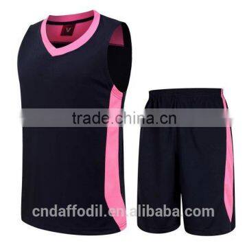 2016 Custom team Basketball Jersey and Shorts Uniforms design Sets For Youth and Kids College Basketball Jersey