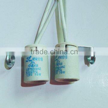 XINDA factory supply E12 ceramic lamp holder UL standard socket