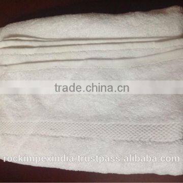 650GSM WHITE TERRY TOWELS