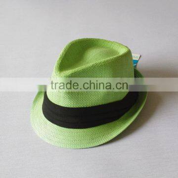 High quality and fashion color sewing paper straw hat