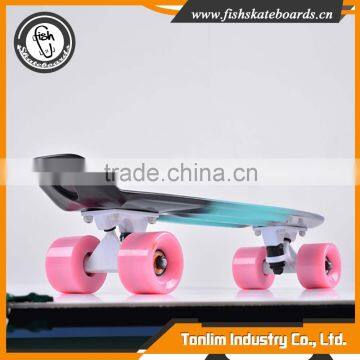 Professional skateboard manufacturer design your own fish complete skateboard