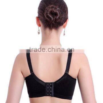 Women's Retro Breast Lift Thin Cup Plus Size Lace Bra photo-2