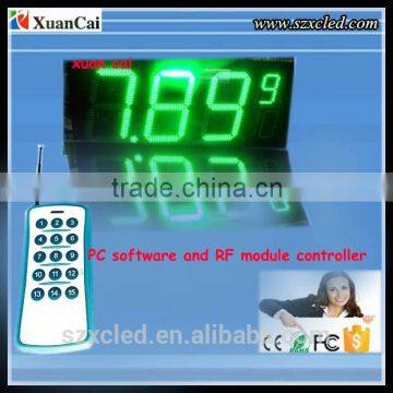 LED price sign 8 inch Gas station Sign/ LED digital display board