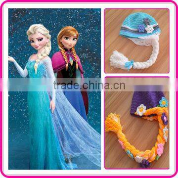 Wholesale custom crochet frozen elsa and anna hat                        
                                                Quality Choice