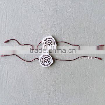 Custom Hangtag String Fastener Seal Tag for Women's Wind Coat photo-5