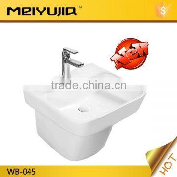 WB-045R Bathroom wall hung ceramic hand wash basin                        
                                                                                Supplier's Choice