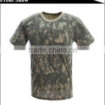 100% Cotton Made Army Camouflage Miliitary Short-sleeve T-shirt photo-4