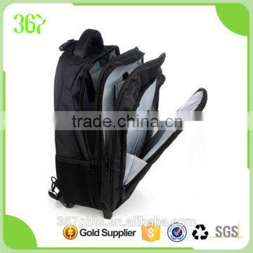 New Design Black Polyester Waterproof Travel Backpack Bag Trolley Luggage Quality Choice photo-5