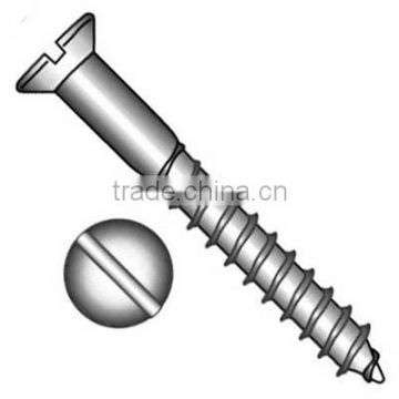 Slotted Head Wood Screw Countersunk Head DIN97