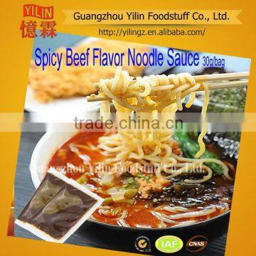 top quality 30g Spicy Beef Noodle Sauce with high quality