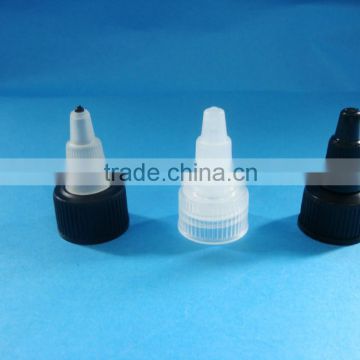 20mm,24mm Pointed mouth cap with cover,plastic twist top cap,plastic screw cap