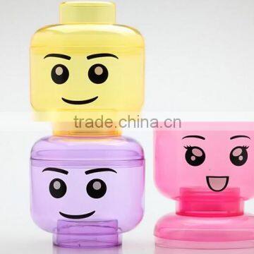 oem Plastic Storage Jar,OEM Cartoon Plastic Candy Storage Jar,clear Storage Jar