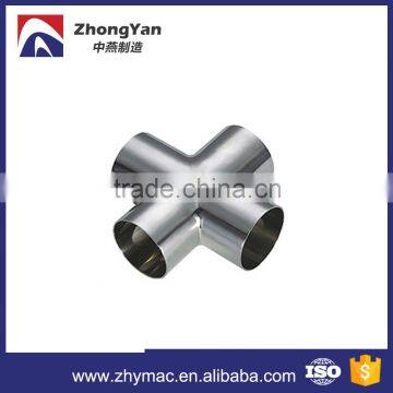 stainless steel cross joint pipe fitting