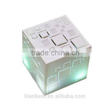 Mini Portable Q+ LED Bluetooth Speaker Square Subwoofer Speakers With Mic TF FM Radio Sound Box Boombox For Phone MP3 Player photo-2