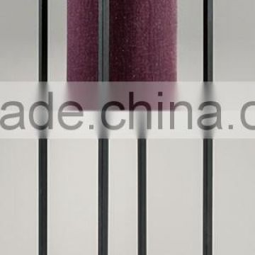 square black steel floor lamp with round purple cylinder shade suitable for hotel ML4853