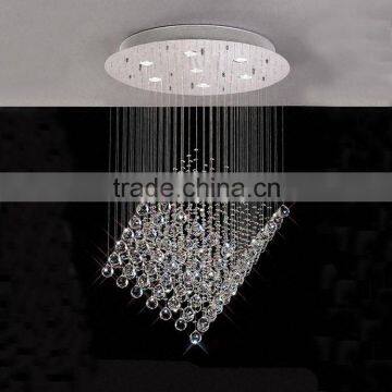 Wonderful awesome cube shape floating crystal pendant chandelier- 92026